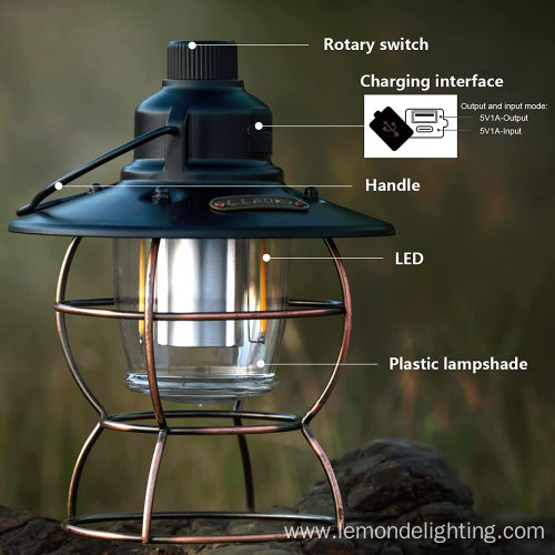 Waterproof Outdoor Portable Rechargeable Camping Lights